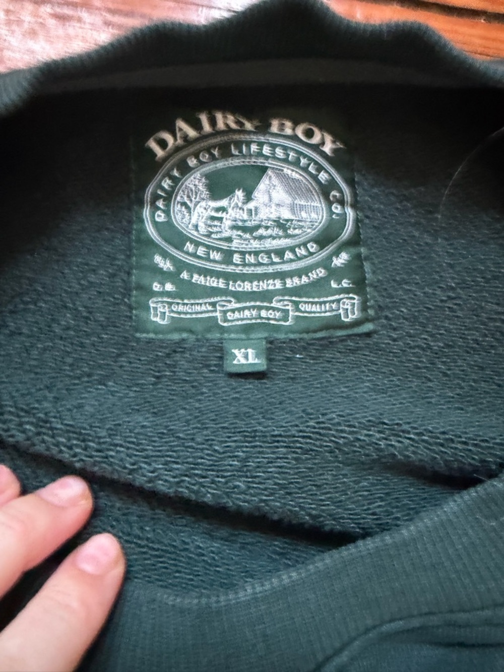 Dairy Boy tennis sweatshirt - Picture 4 of 4